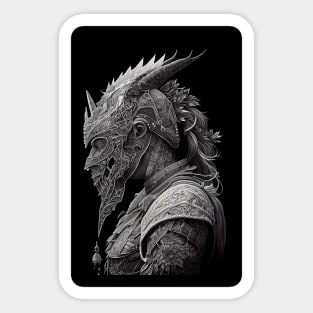 The Fearless Dragon Hunter Sticker